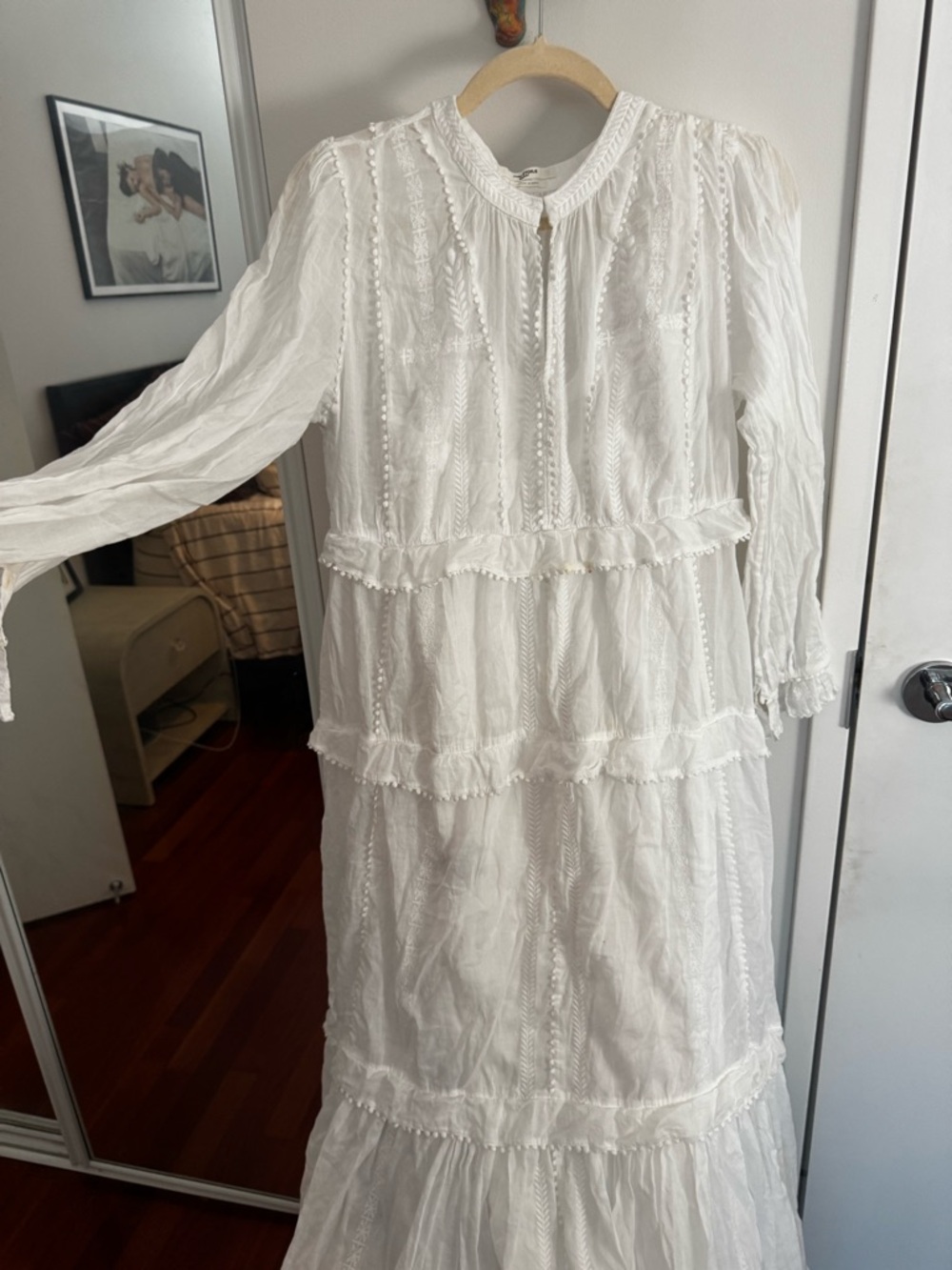 Isabel Marant Aboni Embroidered Cotton Dress - Picture 7 of 7